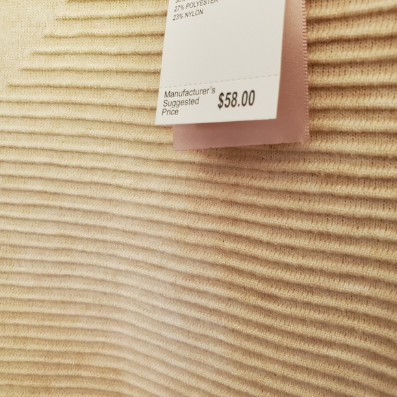 NWT Philosophy Sweater with Lace Up Front - Picture 3 of 5